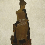 Schiele, Egon - Portrait of Gerti Schiele