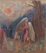 Redon, Odilon - Jacob and the Angel