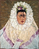 Kahlo, Frida - Self-Portrait as Tehuana or Diego on My Mind