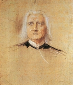 Lenbach, Franz, von - Portrait of Franz Liszt (1811-1886)