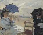 Monet, Claude - The Beach at Trouville