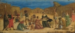 Ercole de' Roberti, (Ercole Ferrarese) - The Israelites gathering Manna