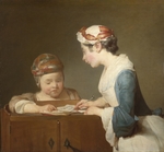 Chardin, Jean-Baptiste Siméon - The Young Schoolmistress