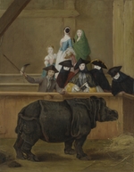 Longhi, Pietro - Exhibition of a Rhinoceros at Venice
