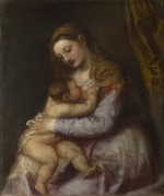 Titian - The Virgin suckling the Infant Christ