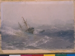 Aivazovsky, Ivan Konstantinovich - Ship disaster
