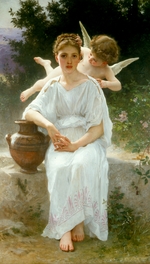 Bouguereau, William-Adolphe - Whisperings of Love (Les Chuchotements de l'Amour)