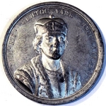 Gass, Johann Balthasar - Grand Prince Sviatoslav II of Kiev (from the Historical Medal Series)