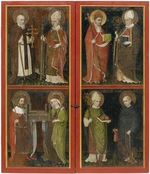 Workshop of the Wolfgang Retable - Anthony the Abbot and Erhard of Regensburg; Sixtus II and Servatius; Henry II and Cunigunde; Saint Nicholas and Leonard