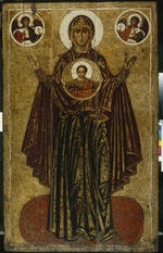 Russian icon - Our Lady of the Great Panagia (Orante)
