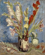 Gogh, Vincent, van - Vase with gladioli and China asters