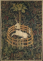 Master of the Hunt of the Unicorn - The Unicorn in Captivity