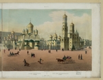Benoist, Philippe - The Cathedral Square in the Moscow Kremlin (from a panoramic view of Moscow in 10 parts)