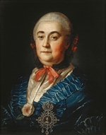 Antropov, Alexei Petrovich - Portrait of Anastasia Izmaylova (1703-1761)