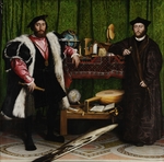 Holbein, Hans, the Younger - The Ambassadors (Jean de Dinteville and Georges de Selve)