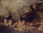 Daumier, Honoré - Don Quixote and Sancho Panza