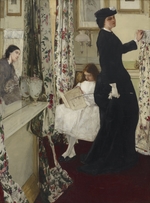 Whistler, James Abbott McNeill - Harmony in Green and Rose: The Music Room