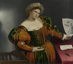 Lotto, Lorenzo - Portrait of a Woman inspired by Lucretia