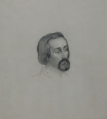 Kietz, Ernst Benedikt - Portrait of the poet Heinrich Heine (1797-1856)