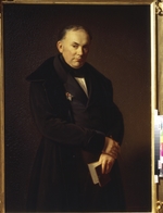 Hildebrandt, Ferdinand Theodor - Portrait of the poet Vasily Zhukovsky (1783-1852)