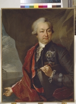 Levitsky, Dmitri Grigorievich - Portrait of the Count Ivan Ivanovich Shuvalov (1727-1797)