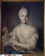 Tocqué, Louis - Portrait of Countess Anna Vorontsova (1743-1769)