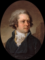 Borovikovsky, Vladimir Lukich - Portrait of the architect Adam Menelaws (1753-1831)