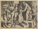 Rosa (Badalocchio), Sisto - The Queen of Sheba Bringing Gifts to King Solomon