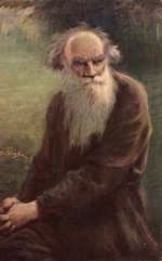 Styka, Jan - Portrait of the author Count Lev Nikolayevich Tolstoy (1828-1910)