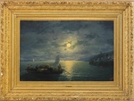 Aivazovsky, Ivan Konstantinovich - Crossing the Dnepr River at Moonlit Night