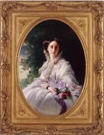 Winterhalter, Franz Xavier - Portrait of Grand Duchess Olga Nikolaevna of Russia (1822-1892), Queen of Württemberg