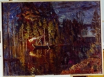 Zhukovsky, Stanislav Yulianovich - Night spear fishing in spring