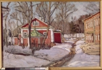 Zhukovsky, Stanislav Yulianovich - Country Estate in Winter