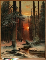 Klever, Juli Julievich (Julius) von, the Elder - Snow in Forest