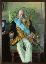 Kustodiev, Boris Michaylovich - Portrait of Count Dmitri Martynovich Solski (1833-1910)