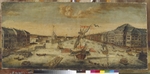 Anonymous, 18th century - View of the Neva River banks