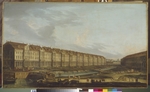 Anonymous, 18th century - View of the Twelve Collegia building in Saint Petersburg