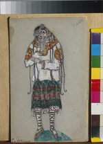 Roerich, Nicholas - The Girl. Costume design for the ballet The Rite of Spring (Le Sacre du Printemps) by I. Stravinsky