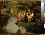 Pryanishnikov, Illarion Mikhailovich - Children Fishing