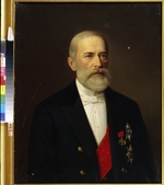 Tyurin, Ivan Alexeevich - Portrait of Nikolai Khristianovich Bunge (1823-1895)