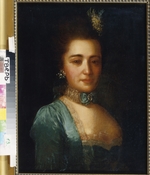 Rokotov, Fyodor Stepanovich - Portrait of Princess Praskovya Ivanovna Golitsyna