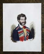 Dorokhov, Rufim Ivanovich - Portrait of the Decembrist Count Zakhar Chernyshov (1796-1862)