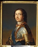 Anonymous - Portrait of Emperor Peter I the Great (1672-1725) in Knight Armour