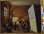 Bogolyubov, Alexei Petrovich - Studio of the painter Count Vasily Maksutov