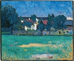 Javlensky, Alexei, von - Wasserburg landscape with houses and field