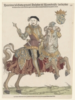 Anthonisz., Cornelis - Portrait of King Henry II of France on horseback