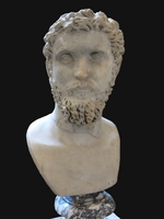 Art of Ancient Rome, Classical sculpture - Bust of Septimius Severus