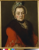 Antropov, Alexei Petrovich - Portrait of Anna Ivanovna Kolycheva