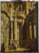 Bigari, Vittorio Maria - Esther before Ahasuerus