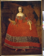 Berezin, Ivan Kozmich - Portrait of Yekaterina Nikolayevna Tishinina